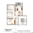 Eigentumswohnung im Erdgeschoss - Sögel - Wohnung 1 - Exposéplan - Skizze - Visualisierung